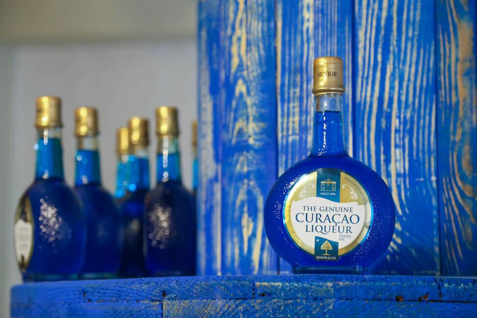 Производство Blue Curaçao.